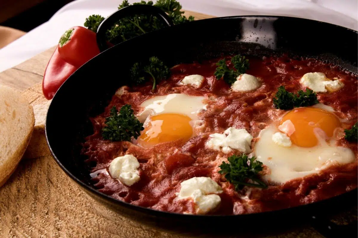 Shakshuka mit Speck